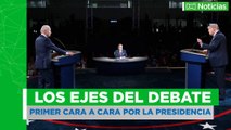 Los ejes del primer debate presidencial Biden - Trump