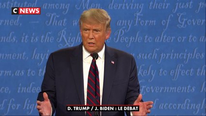 Les temps forts de Donald Trump pendant le débat