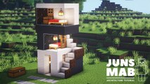 Minecraft Easy - 4x4 House Tutorial ｜How to Build a Modern House #124