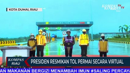 Presiden Resmikan Tol Permai Secara Virtual