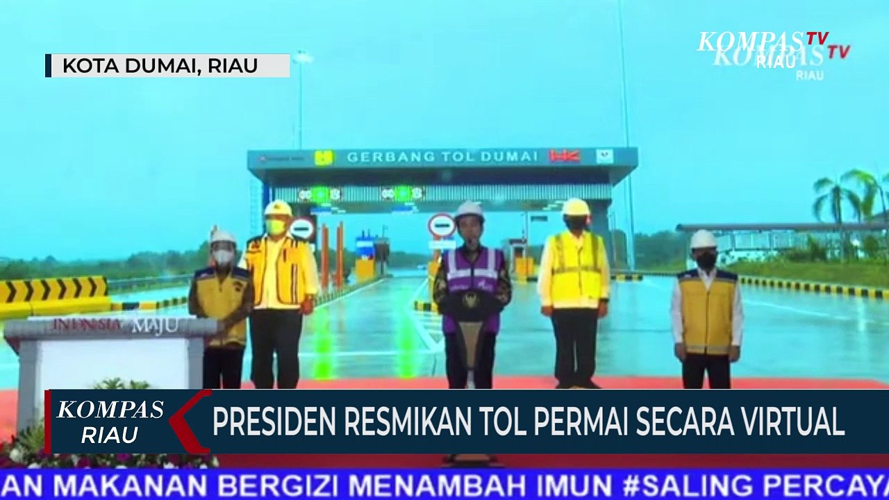 Presiden Resmikan Tol Permai Secara Virtual