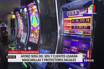 Gobierno descarta reapertura de casinos, tragamonedas e iglesias