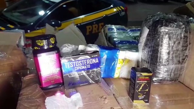 PRF realiza grande apreensão de anabolizantes e medicamentos em Cascavel