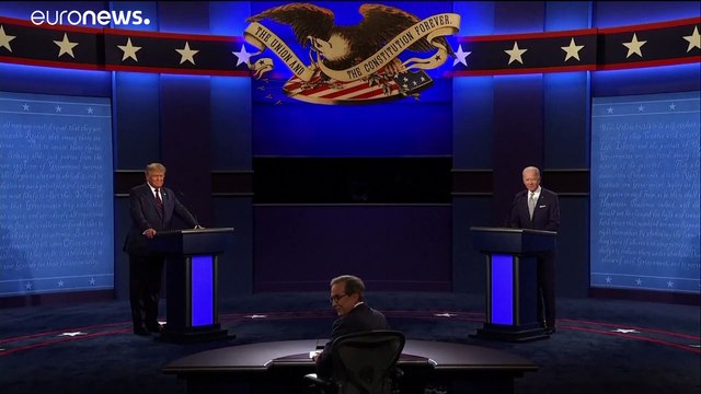 Halten Sie die Klappe, Mann : Hartes Duell zwischen Trump und Biden