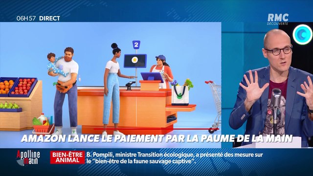 La chronique d'Anthony Morel : Amazon lance le paiement par la paume de la main - 30/09
