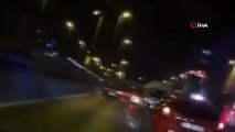 İstanbul trafiğinde “makas” terörü kamerada