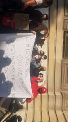 Les gérants de salles de sport mobilisés ce matin devant le tribunal de commerce de Marseille