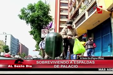 La historia del anciano reciclador: un hombre que sobrevive a espaldas de Palacio