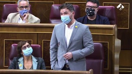 Rufián: "El Rey Felipe VI es el diputado número 53 de Vox"