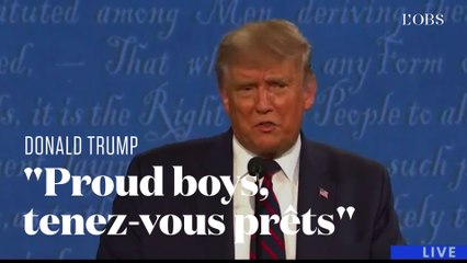 Donald Trump encourage les suprémacistes blancs "Proud boys" à "se tenir prêts"