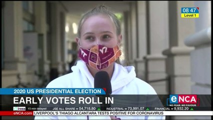 Early votes roll in for 2020 US Presidential Election