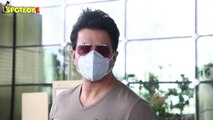 Sonu Sood Spotted with his Wife At The Airport _ SpoboyE