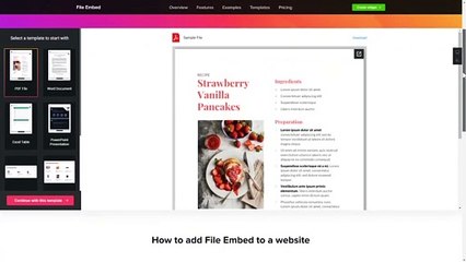 How to Add File Embed widget to Webflow (2020)