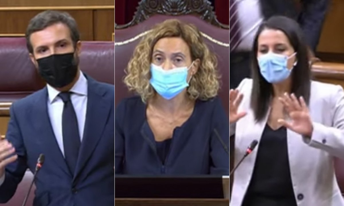 Casado y Arrimadas salen en defensa de la Monarquía y el Rey tras los ataques de los separatistas