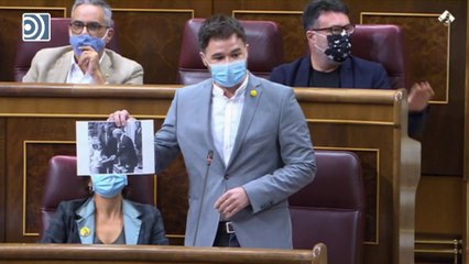 Ataque sin tregua de Gabriel Rufián contra Felipe VI