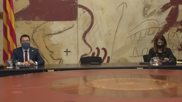 Primera reunión de Govern sin Quim Torra