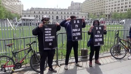 El gremio artístico chileno protesta y denuncia una situación 'crítica'