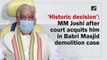 ‘Historic decision’: MM Joshi after court acquits him in Babri Masjid demolition case