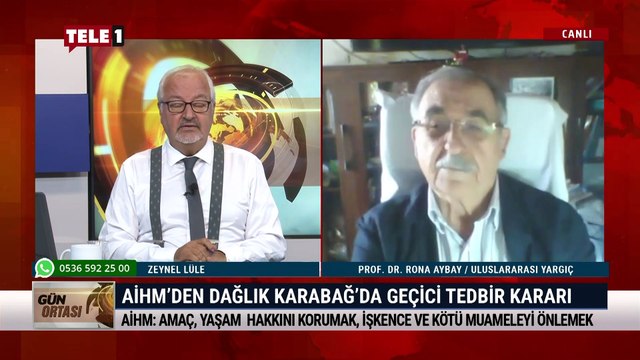 PROF. DR. RONA AYBAY: AİHM'İN KARARININ ÖZELLİĞİ, İLK DEFA BİR DEVLETİN BAŞVURUSUNA ÖNLEM KARARI VERİLDİ