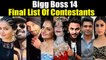Bigg Boss 14 :_Here Is The Final List Of Contestants For Bigg Boss 2020 | Rubina, Radhe Maa, Eijaz