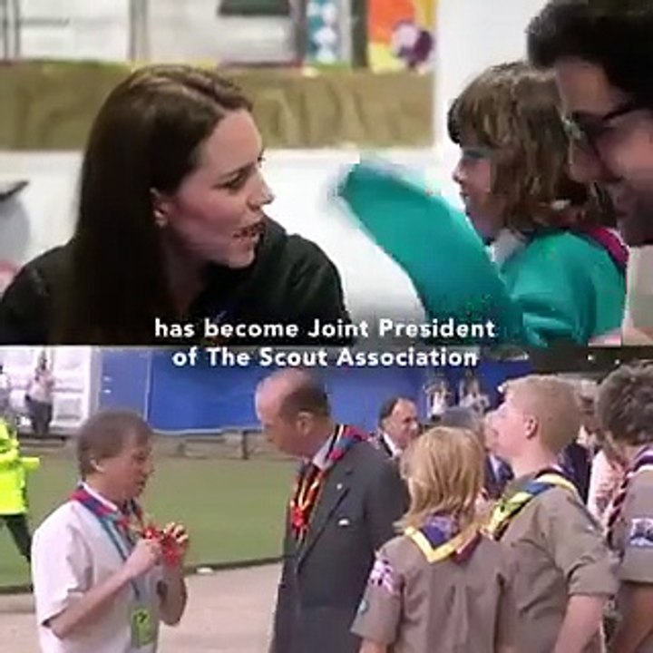 Kate Middleton se estrena como presidenta de los scouts
