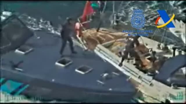 35000 kilos de hachís intervenidos en cuatro veleros