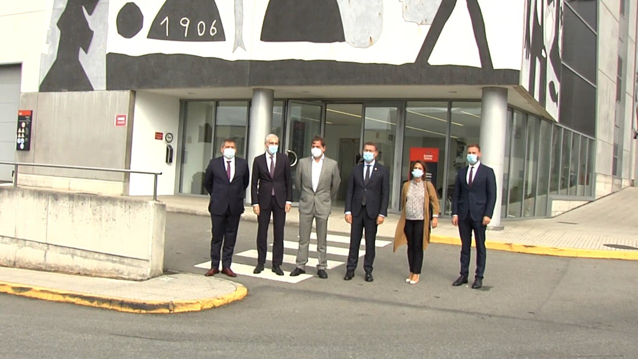 Feijóo visita las nuevas instalaciones de Estrella Galicia