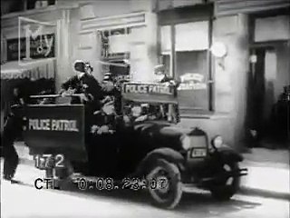 STOCK FOOTAGE KEYSTONE COPS CAR GAGS