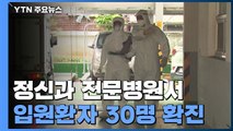 정신과 전문병원 무더기 확진...