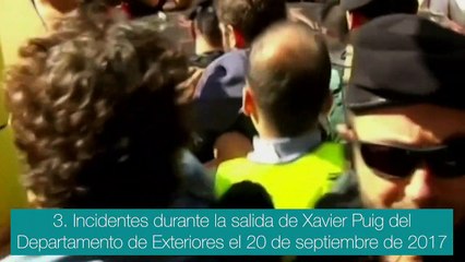 Los vídeos que llevó la Fiscalía al Tribunal Supremo sobre la violencia el 1-O