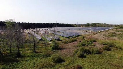 Panneaux solaires La Prairie (Gracieuseté Hydro-Québec)