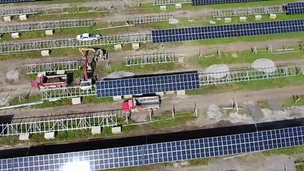 Panneaux solaires La Prairie (Gracieuseté Hydro-Québec)