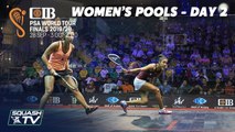 Squash: CIB PSA World Tour Finals 2019-20 - Women's Pools Day 2 Roundup