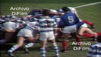Los Pumas vs Francia en Ferro Carril Oeste - Primer Tiempo 1985