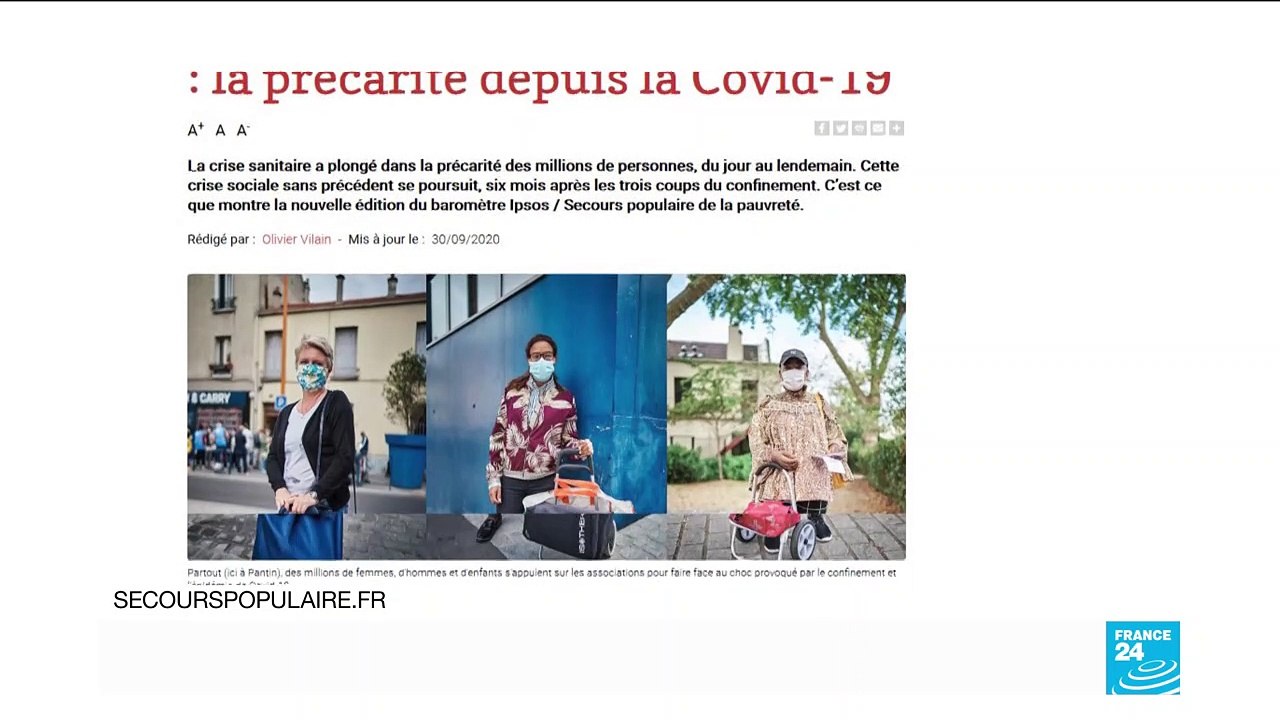 Covid-19 : le Secours populaire alerte sur une augmentation de la pauvreté en France