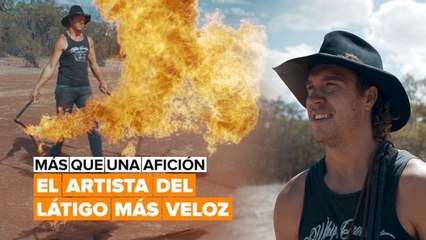 Más que una afición: El artista del látigo más veloz