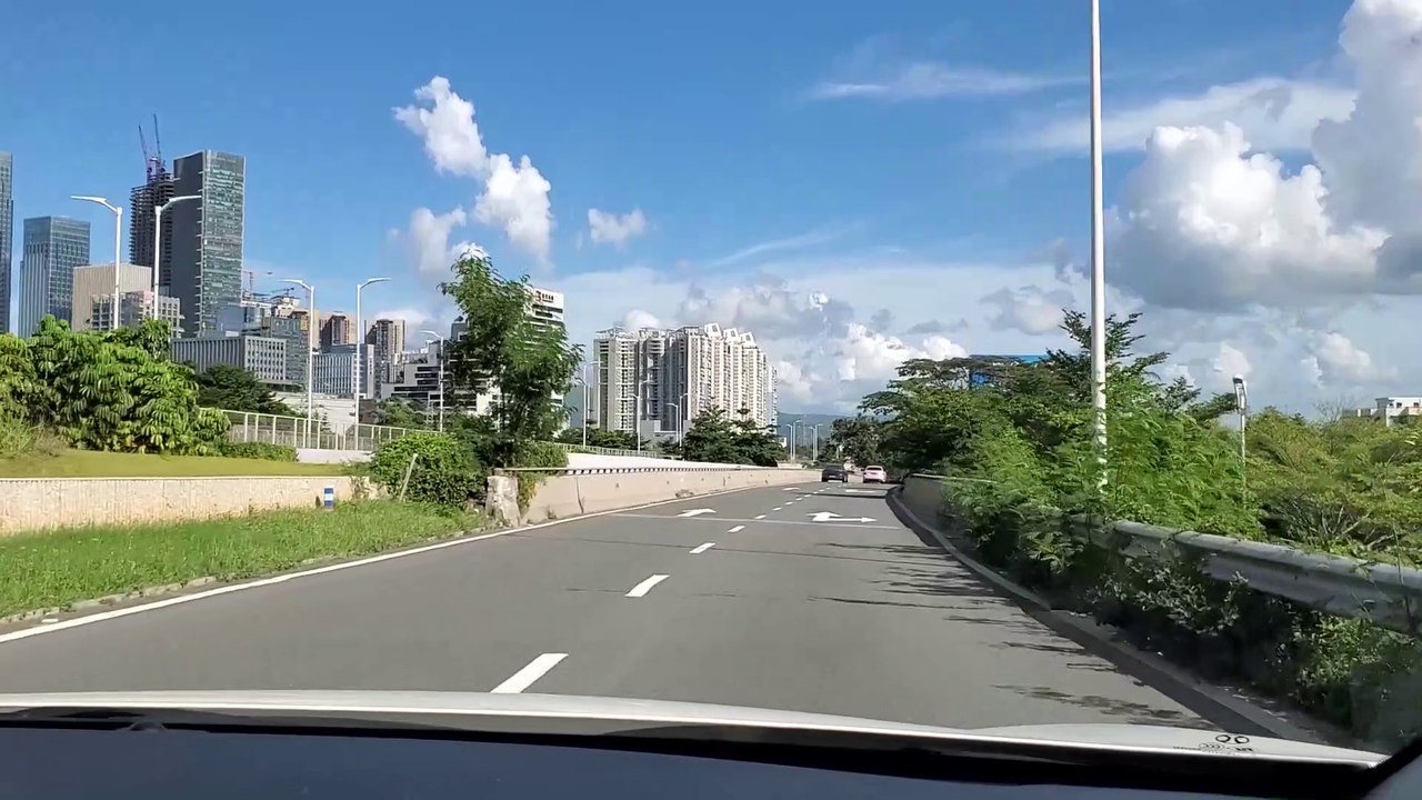 Didi taxi Chinese EV on the road in Shenzhen, China