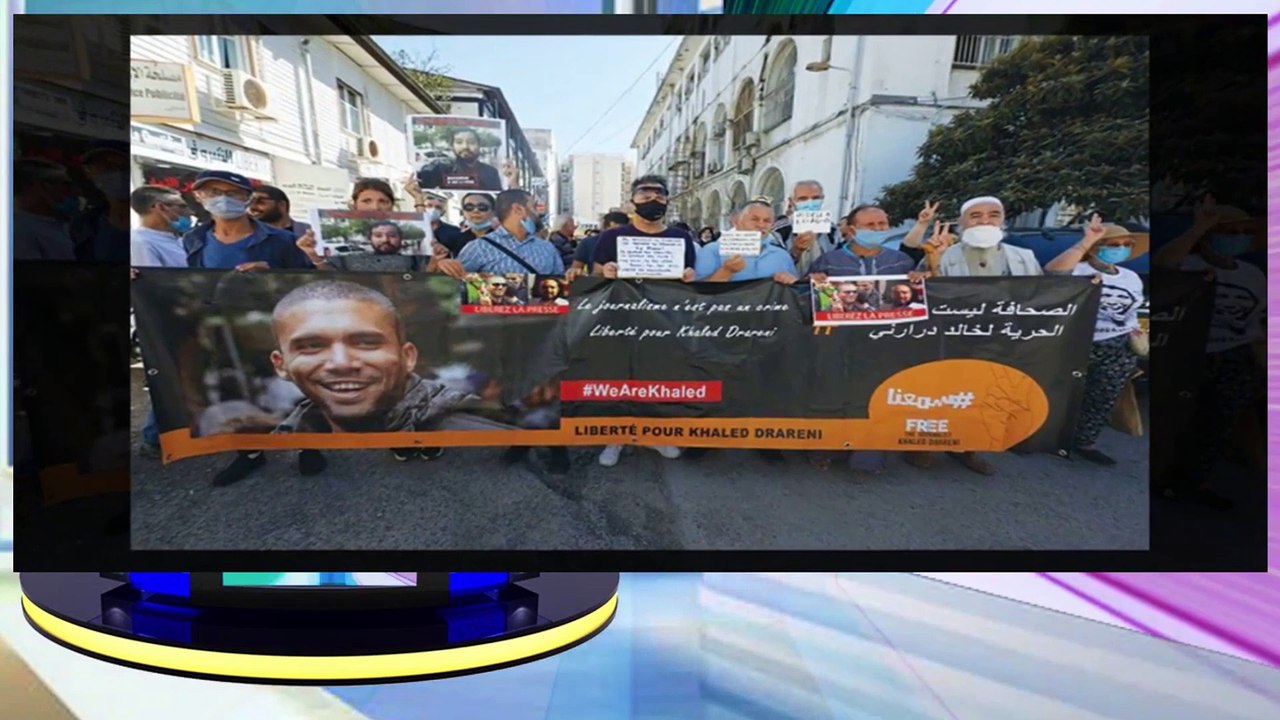 6E RASSEMBLEMENT DE SOLIDARITÉ AVEC KHALED DRARENI - “Nous ne baisserons pas les - Algérie -2020