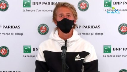 Roland-Garros 2020 - Sebastian Korda : "Je suis sur mon petit nuage !"