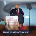 FALSE: Trump wears masks when needed