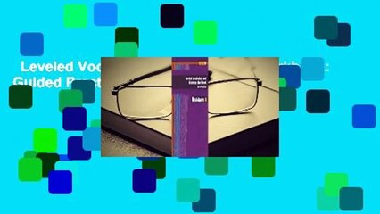 Leveled Vocabulary and Grammar Workbook: Guided Practice  Best Sellers Rank : #2