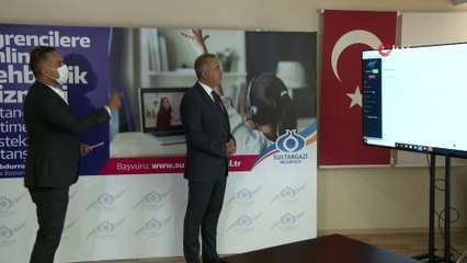 Sultangazi'de öğrencilere online danışmanlık hizmeti