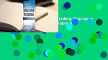About For Books  Machine Trading: Deploying Computer Algorithms to Conquer the Markets  Review