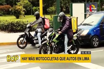 Número de motos en el país superó al de autos en cuatro ruedas