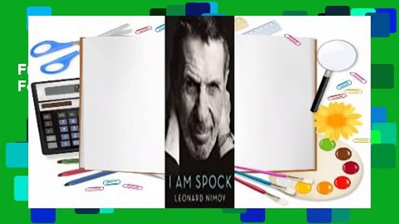 Full E-book  I Am Spock  For Kindle