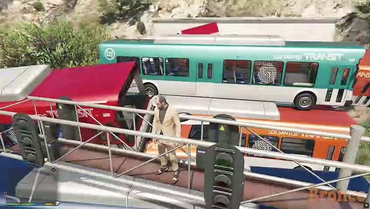 CAN 100+ VEHICLES STOP THE TRAIN IN GTA 5-