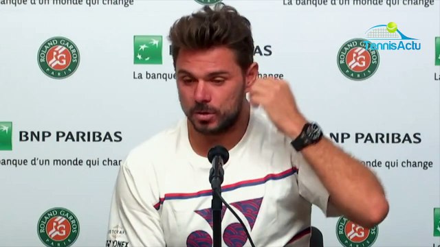 Roland-Garros 2020 - Stan Wawrinka : Je ne peux pas en parler beaucoup de Hugo Gaston ! Un gaucher de nouveau, très talentueux