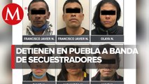 Desarticulan banda de secuestradores en Puebla