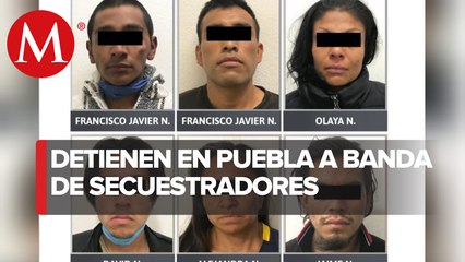 Desarticulan banda de secuestradores en Puebla