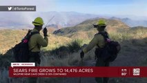 Sears Fire grows to more than 14,000 acres